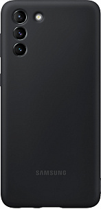 Чехол-накладка Silicone Cover для Samsung S21+ (черный)